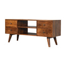 Nordic Chestnut Entertainment Unit TV Stand