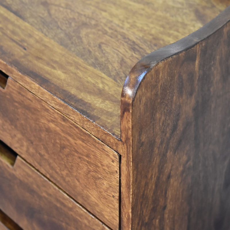 Chestnut Gallery Back Nightstand