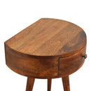 Chestnut Semi Circle nightstand Artisan