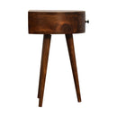 Chestnut Semi Circle nightstand Artisan