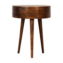 Chestnut Semi Circle nightstand Artisan