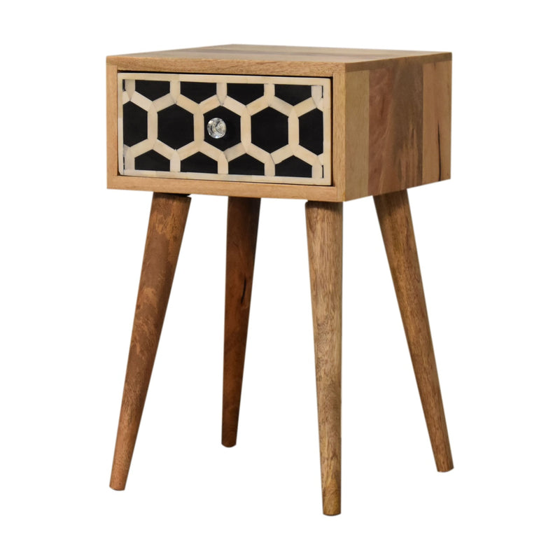 Mini Bone Inlay nightstand Artisan