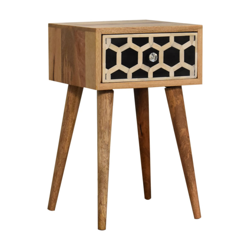 Mini Bone Inlay nightstand Artisan