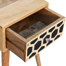 Mini Bone Inlay nightstand Artisan