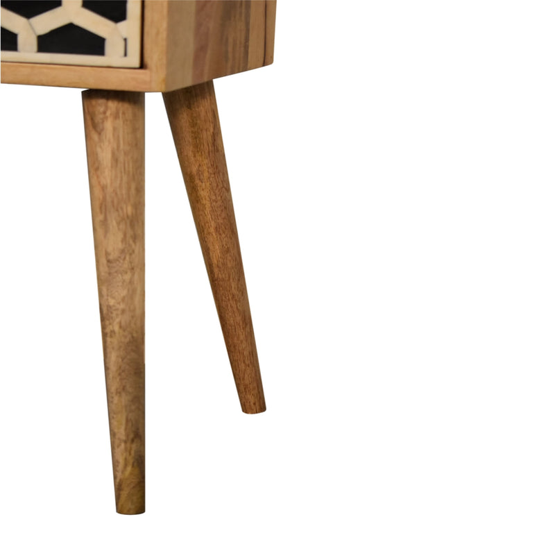 Mini Bone Inlay nightstand Artisan