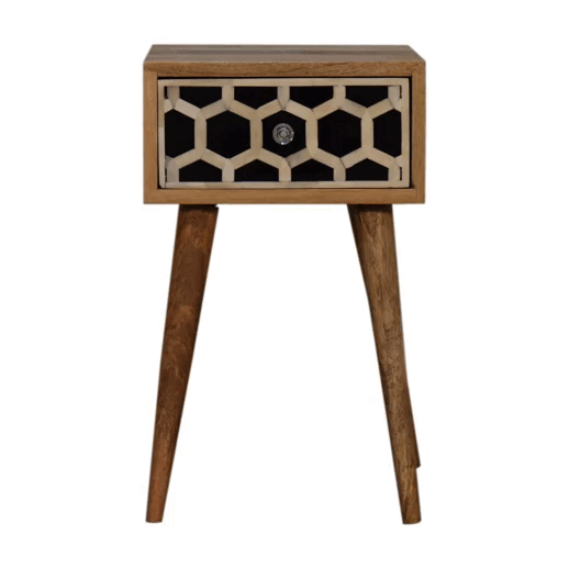 Mini Bone Inlay nightstand Artisan