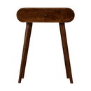 Mini Round Chestnut Console Table Artisan