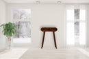 Mini Round Chestnut Console Table Artisan