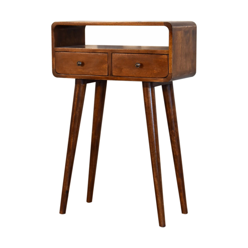 Mini Chestnut Console Table Artisan