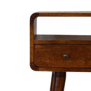 Mini Chestnut Console Table Artisan