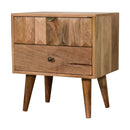 Oak-ish Prism Nightstand