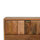 Oak-ish Prism Nightstand