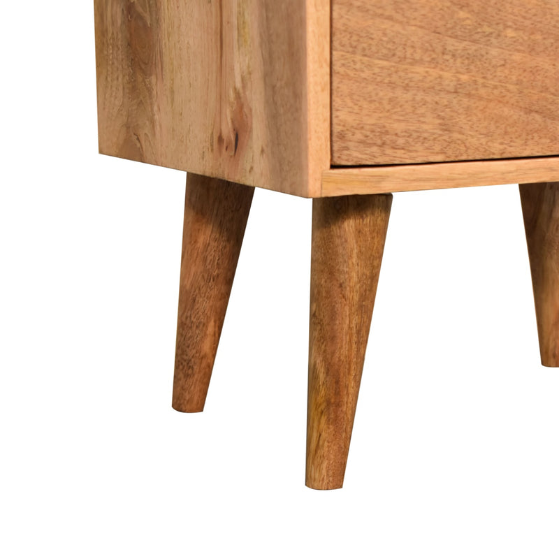 Oak-ish Prism Nightstand