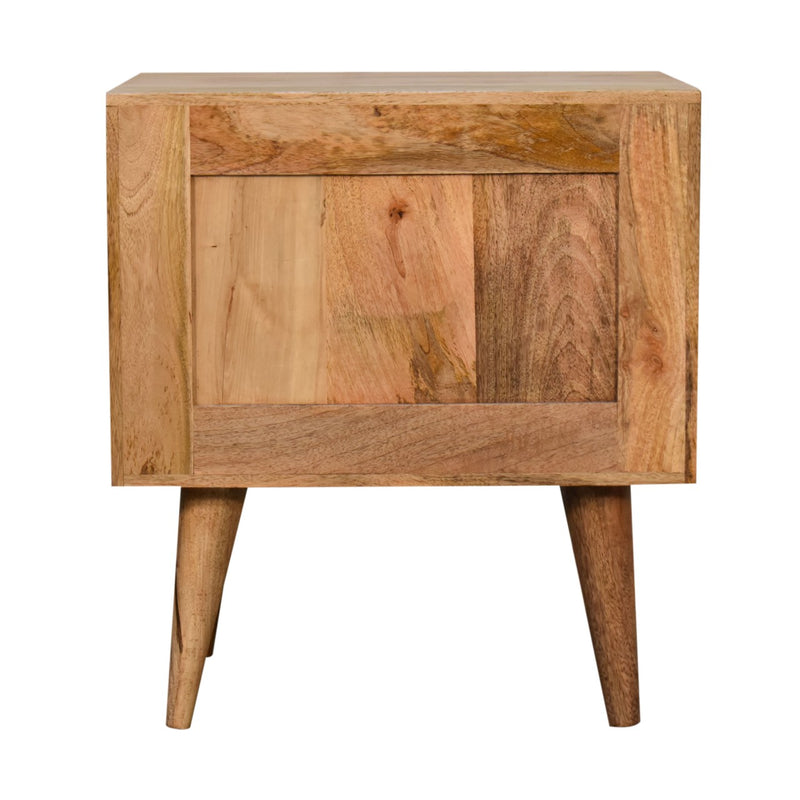 Oak-ish Prism Nightstand