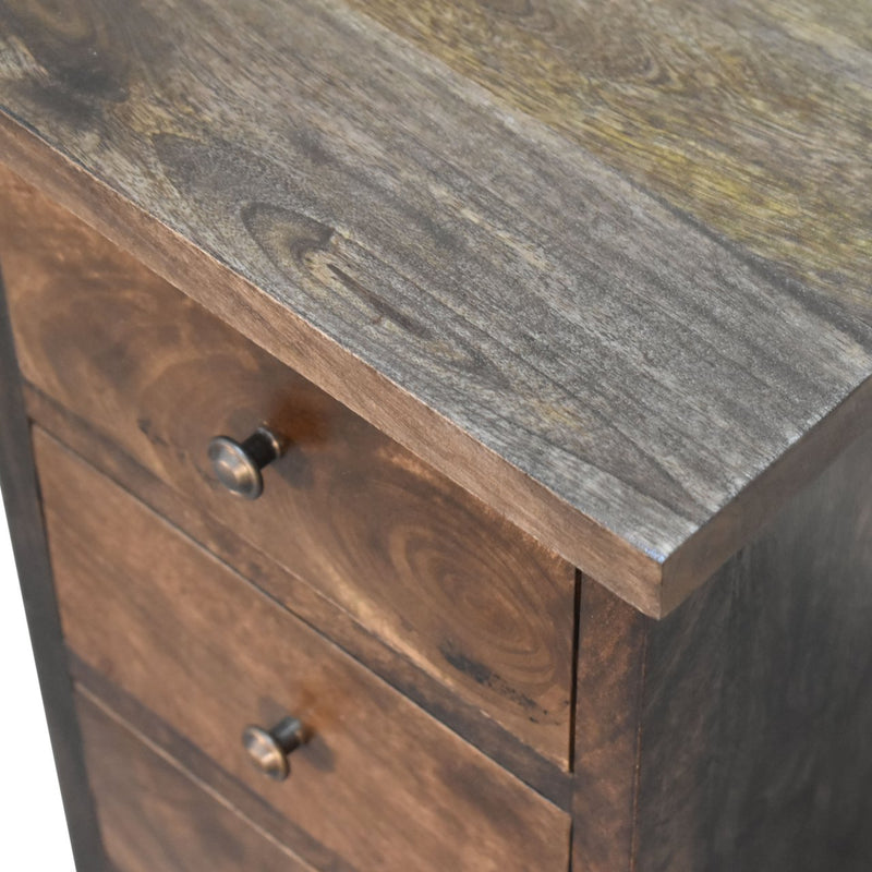 Mini Classic Grey Country Nightstand