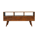 Chestnut Nordic 3 Drawer TV Unit