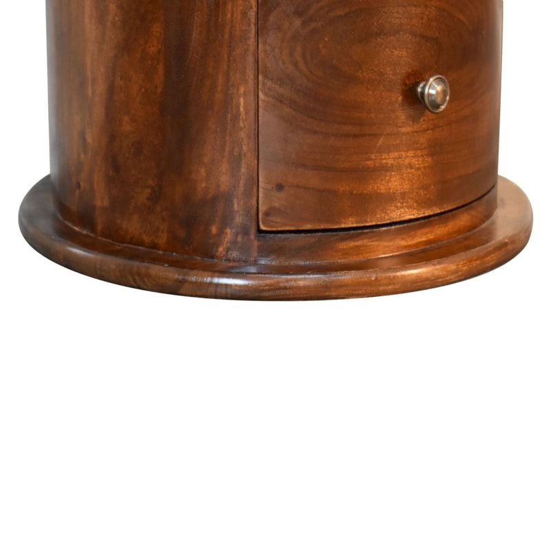 3 Drawer Chestnut Drum Chest Artisan