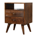 Classic Chestnut Nightstand Artisan