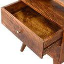 Classic Chestnut Nightstand Artisan