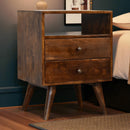 Classic Chestnut Nightstand Artisan