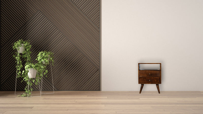 Classic Chestnut Nightstand Artisan