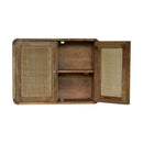 Floating  Knit Grey Wash Cabinet