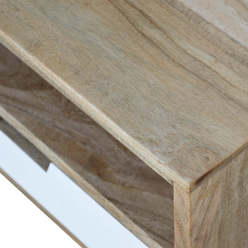 White Painted Drawer Nightstand Table