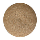 Natural Jute Pouffe Ottoman