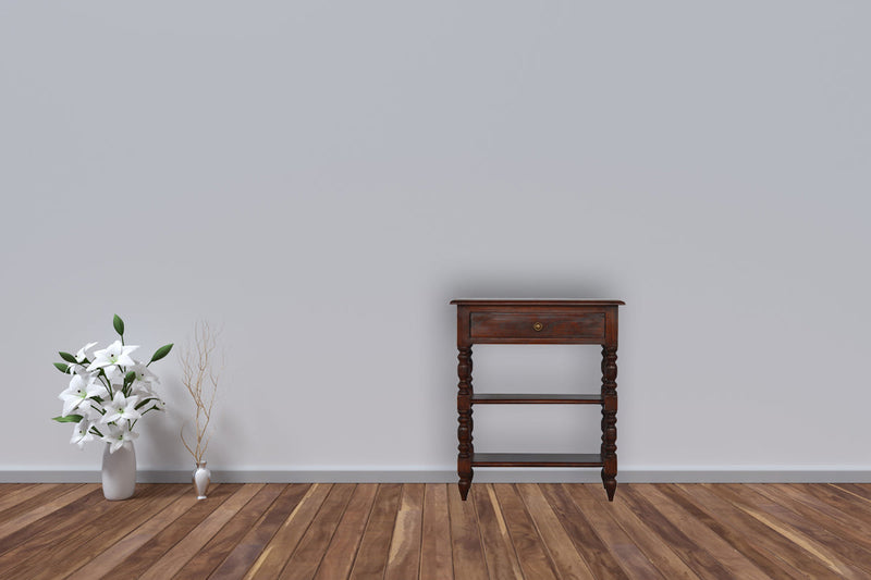 Turned Occasional Table w/1-Drawer Artisan