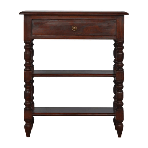 Turned Occasional Table w/1-Drawer Artisan
