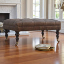 Buffalo Leather Chesterfield Sofa 2-Seater Artisan