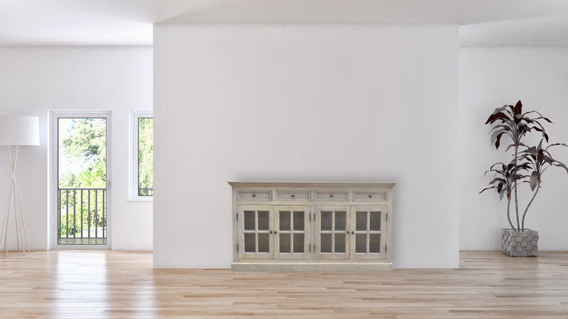 Stone Acid Wash Glazed Sideboard Artisan