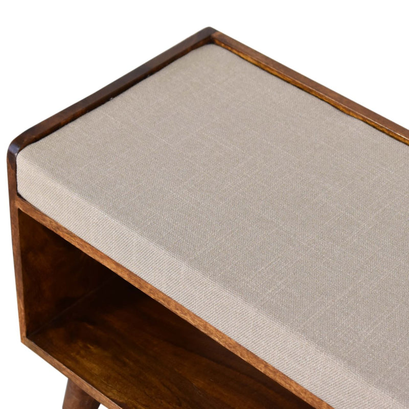 Mud Linen Nordic Storage Bench Artisan