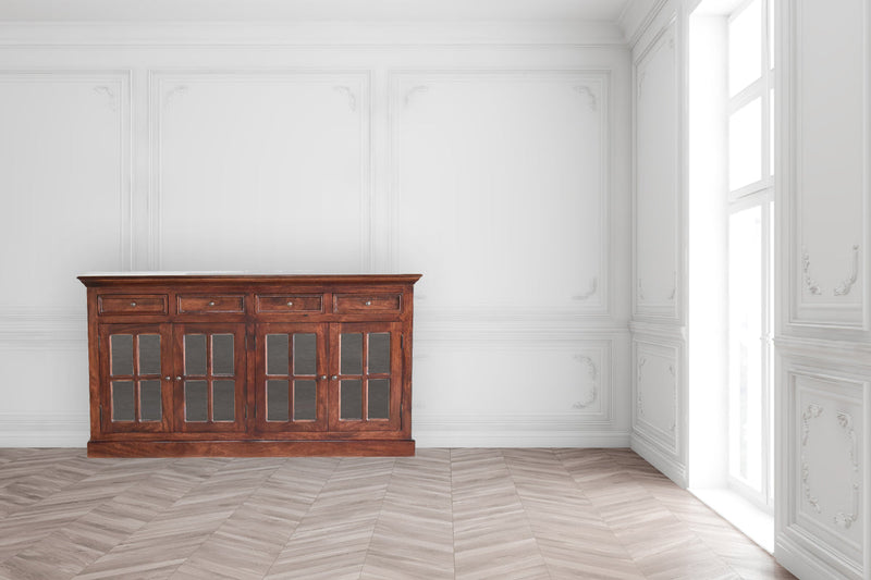 Large Cherry Glazed Sideboard Artisan