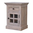 Glazed Stone Nightstand Artisan