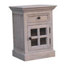 Glazed Stone Nightstand Artisan