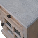 Glazed Stone Nightstand Artisan