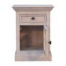 Glazed Stone Nightstand Artisan