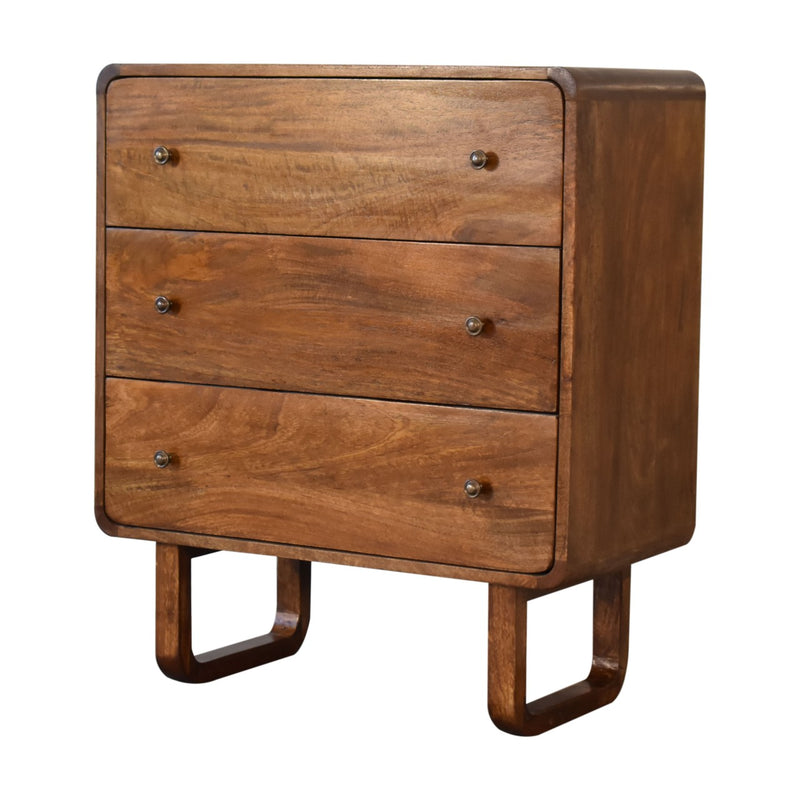 U-Curved Chestnut Chest