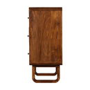 U-Curved Chestnut Chest