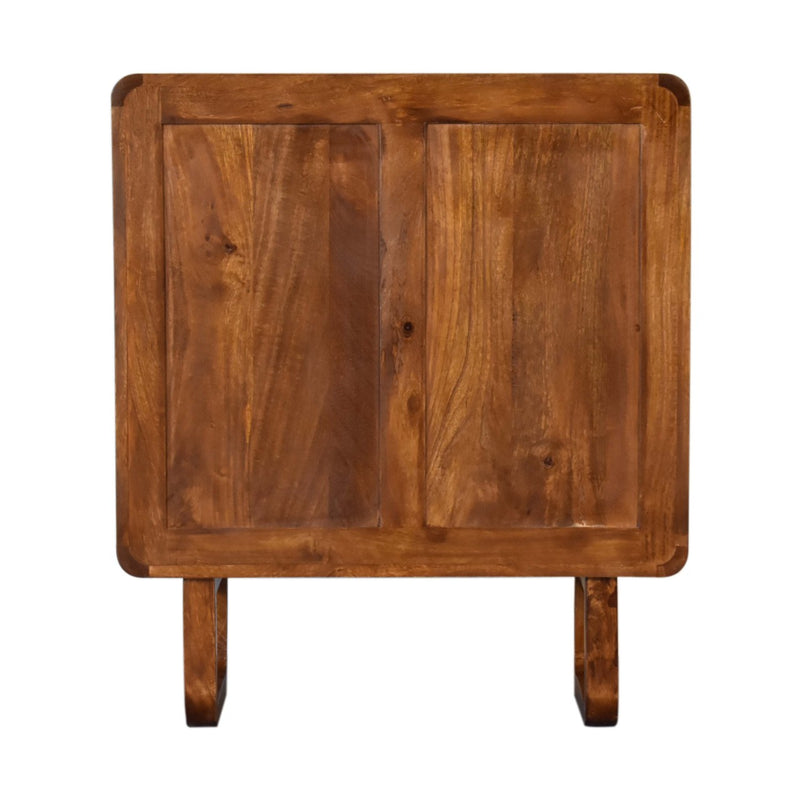 U-Curved Chestnut Chest