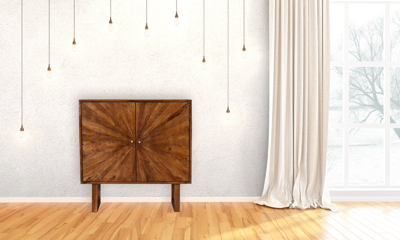 U-Shape Chestnut Sunrise Cabinet