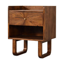 U-Chestnut Sunrise Open Nightstand