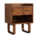 U-Chestnut Sunrise Open Nightstand