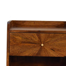 U-Chestnut Sunrise Open Nightstand