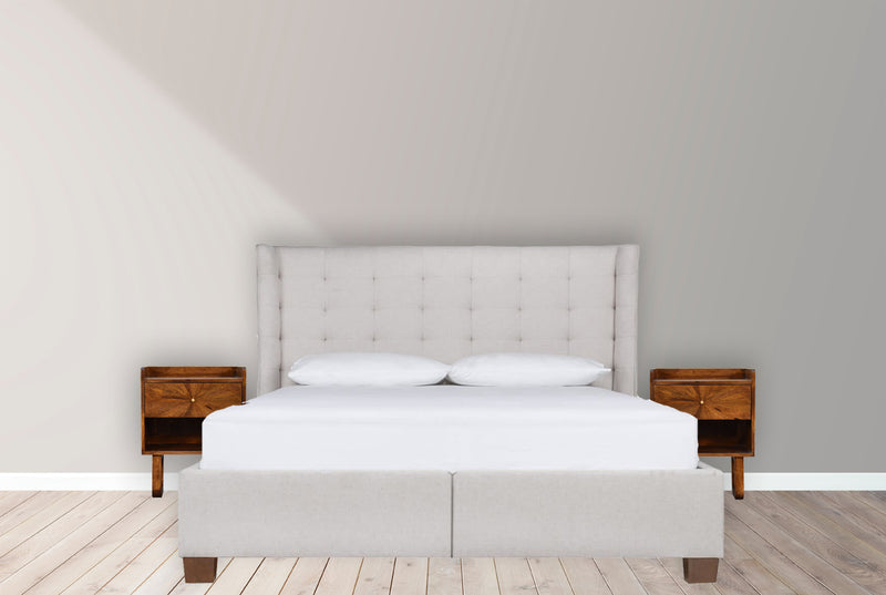 U-Chestnut Sunrise Open Nightstand