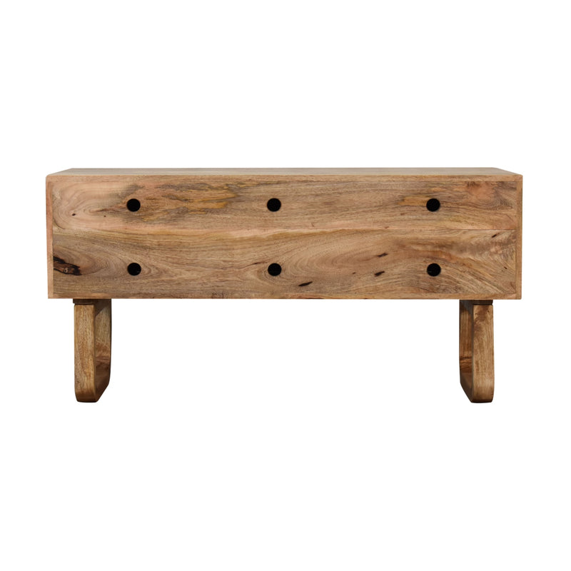 U' Oak-ish Pineapple Bench