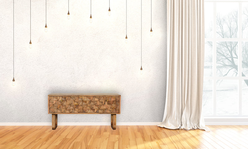 U' Oak-ish Pineapple Bench