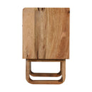 U-Shape Sunrise Open Slot Nightstand