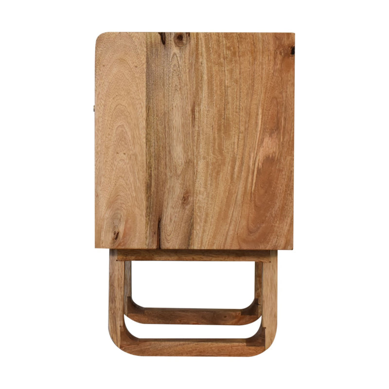 U-Shape Sunrise Open Slot Nightstand